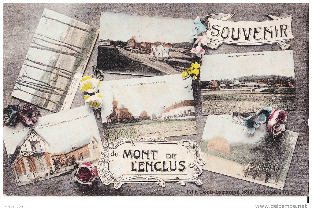 Souvenir Du MONT DE L'ENCLUS - Carte En 6 Vues Colorée - Mont-de-l'Enclus
