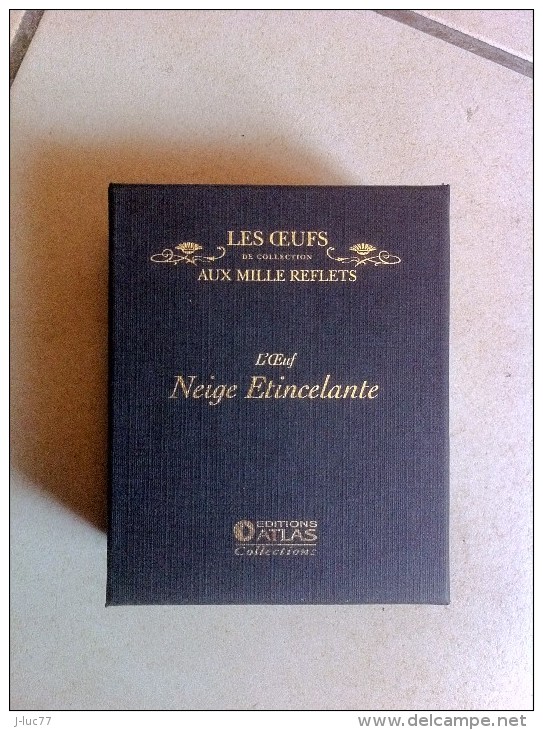 Oeuf Style Fabergé, Collection Mille Reflet Atlas. - Autres & Non Classés