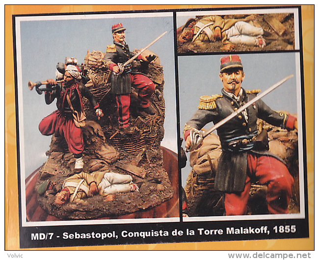 - F.M.BENEITO - Figurines " Sebastopol Conquête De Malakoff 1855 " - 54 Mm- Réf MD 7 - Figurine