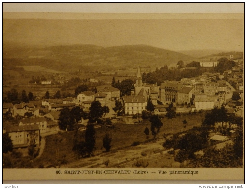 Saint-Just-en-Chevalet, Vue Panoramique. - Saint Just Saint Rambert