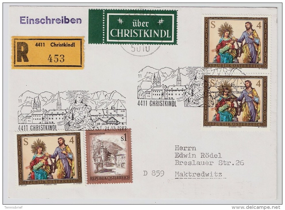 Österreich, Christkindl, 24.12.83, Datum ! , S568 - Briefe U. Dokumente