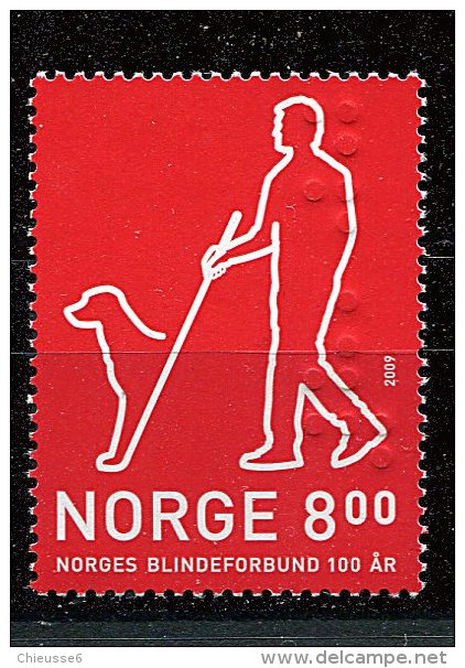 (cl 24 - P34) Norvège ** N° 1642 (ref. Michel Au Dos) - Chien-guide D'aveugle - - Unused Stamps