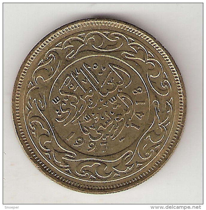 *tunesia  50 Millim 1997    Km 308    Unc !!! - Tunisie