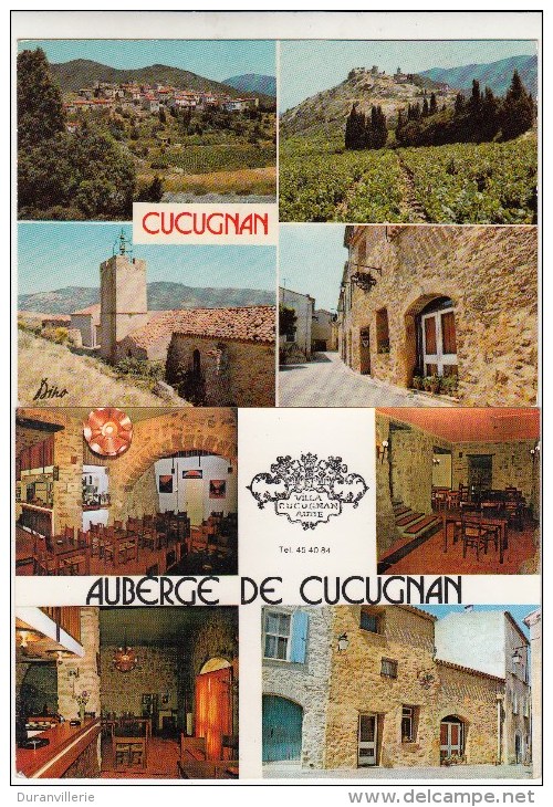 11 - CUCUGNAN - Multi-vues: Auberge De Cucugnan. Lot De 2 Carte Edit. Cliché Paul GOUDIN - Altri & Non Classificati