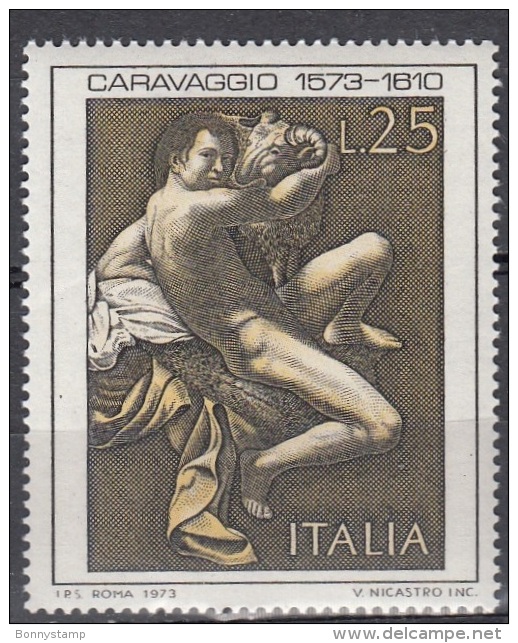 Repubblica Italiana, 1973 - Caravaggio - MNH** Nr.1225 - 1971-80:  Nuovi