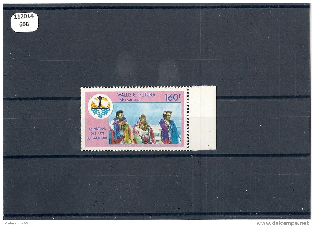 WALLIS ET FUTUNA 1984 - YT N° 321 NEUF SANS CHARNIERE ** (MNH) GOMME D'ORIGINE LUXE - Neufs