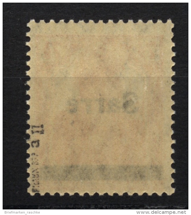 Saar,5aII,xx,gep. - Unused Stamps