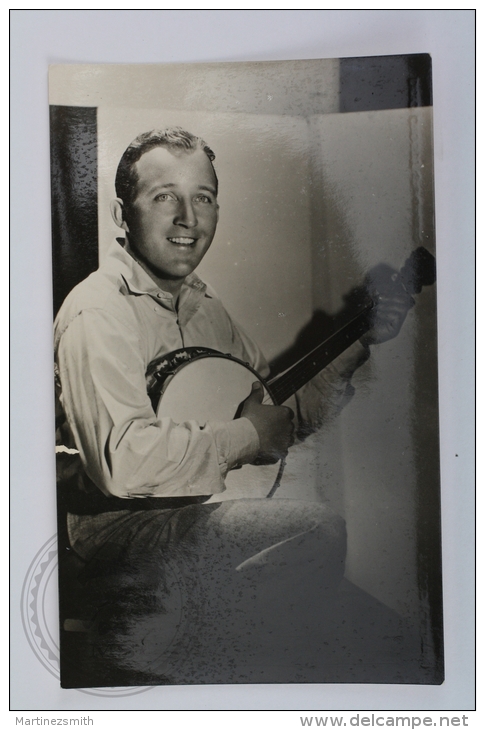 Original Vintage Real Photography Cinema/ Movie Postcard - Actor: Bing Crosby - Actores