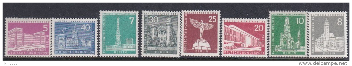 Germany Berlin 1956 Definitive 15 Val MNH - Unused Stamps