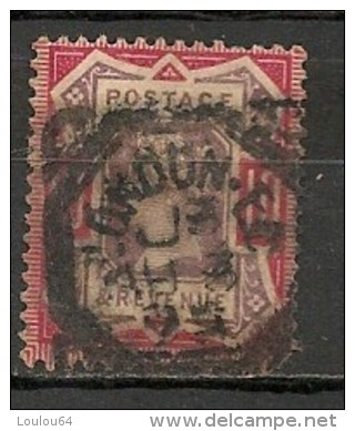 Timbres - Grande-Bretagne - Emission Du "Jubilé" - 1887-1900 - N°102 - - Gebraucht