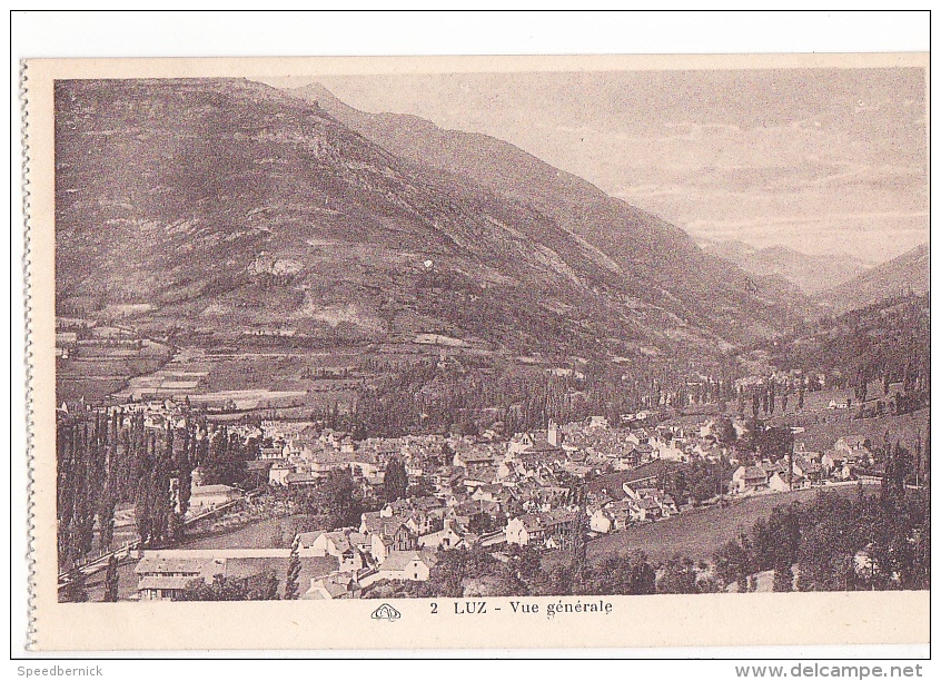 24205 LUZ  Lot 6 Cpa Chateau Marie, Vue Generale, Monument Morts, Eglise Templiers, Portail Chapelle- CPA - Luz Saint Sauveur