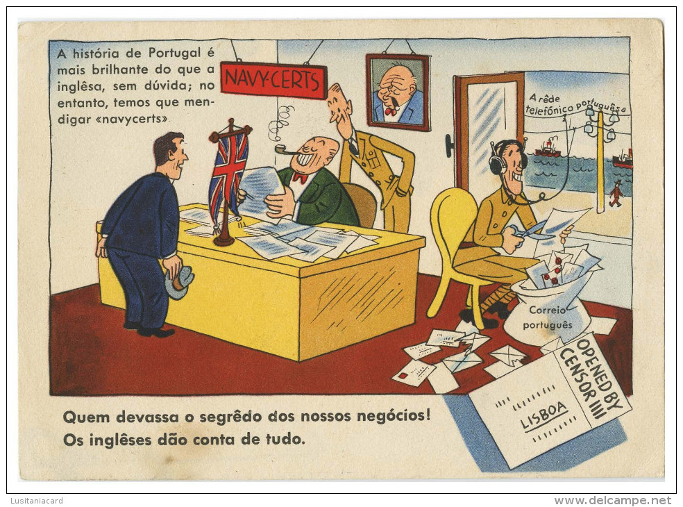 WAR 1939-45  - A Historia De Portugal é Mais Brilhante   Carte Postale - Weltkrieg 1939-45