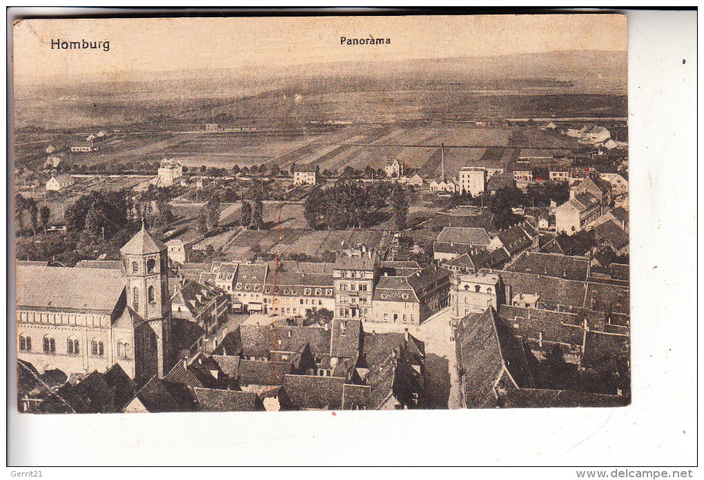 6650 HOMBURG, Panorama, 1919 - Saarpfalz-Kreis