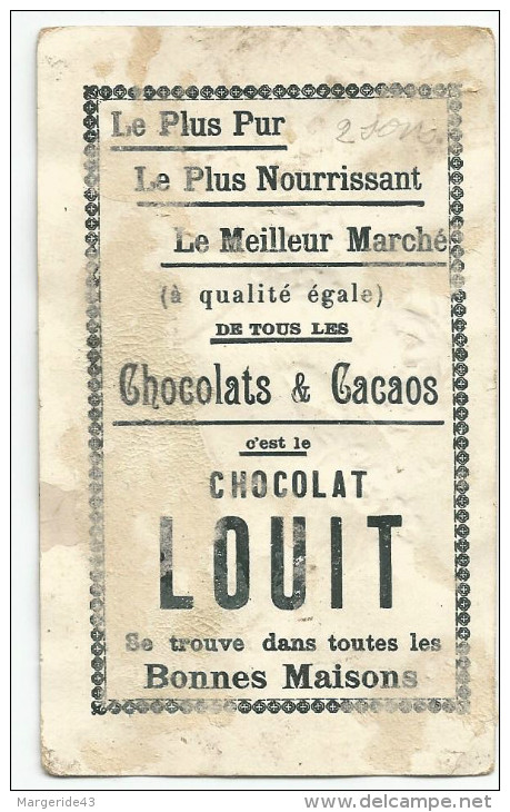 CHROMOS CHOCOLAT LOUIT - ROSE. - Louit
