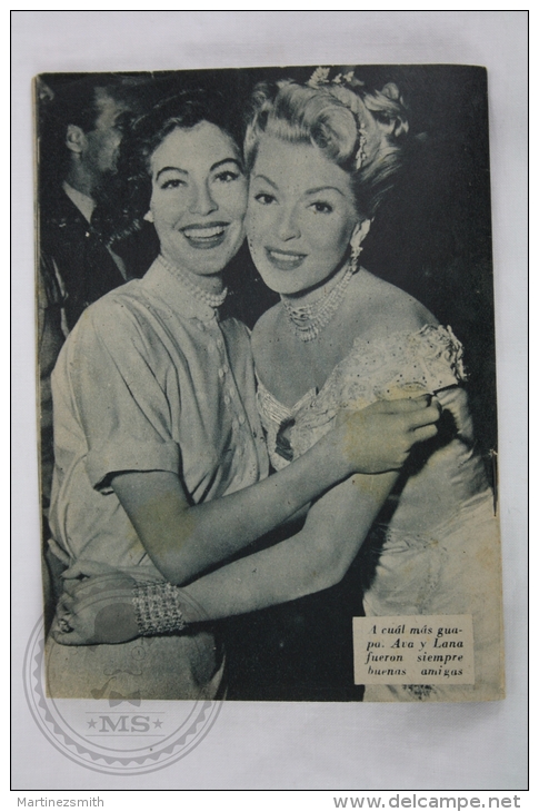 Old 1950´s Small Magazine Cinema/ Movie Actors - 28 Pages, 12 X 16 Cm - Actress: Lana Turner - Zeitschriften