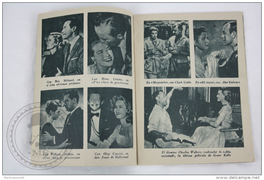 Old 1950´s Small Magazine Cinema/ Movie Actors - 28 Pages, 12 X 16 Cm - Actress: Grace Kelly - Magazines