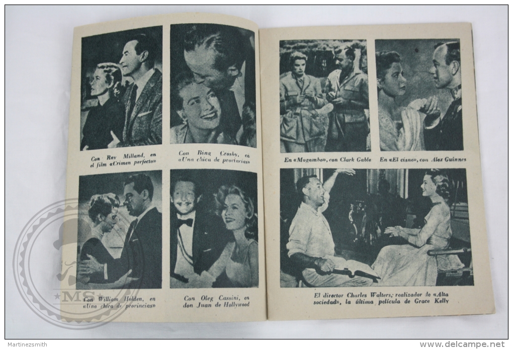 Old 1950´s Small Magazine Cinema/ Movie Actors - 28 Pages, 12 X 16 Cm - Actress: Grace Kelly - Revistas