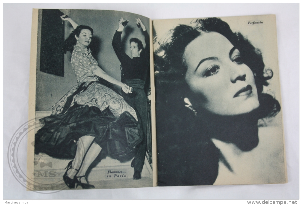 Old 1950´s Small Magazine Cinema/ Movie Actors - 28 Pages, 12 X 16 Cm - Actress: María Félix - Zeitschriften