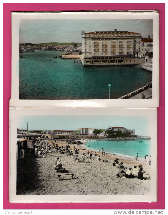 10 Cartes De La Coruna Glacée - Couleurs - Vue Générale - Hôtel Finisterre - Riazor - Tour Hercule - Serie IV - LUJO - La Coruña