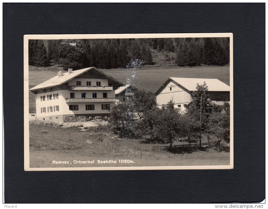 50146    Austria,     Ramsau,  Ortnerhof  Seehohe  1050 M.,  VG  1958 - Ramsau Am Dachstein