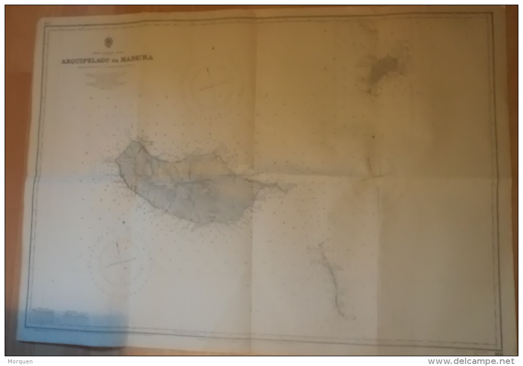 10935. Mapa Archipielago MADEIRA (Portugal), Buen Estado - Carte Topografiche