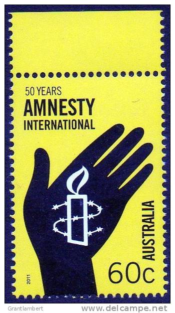 Australia 2011 60c Amnesty International 50 Years MNH - Neufs