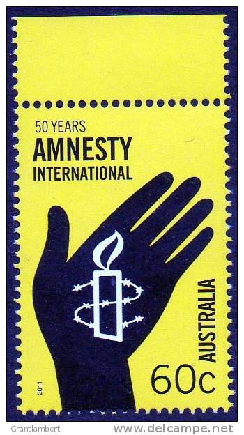 Australia 2011 60c Amnesty International 50 Years MNH - Ungebraucht
