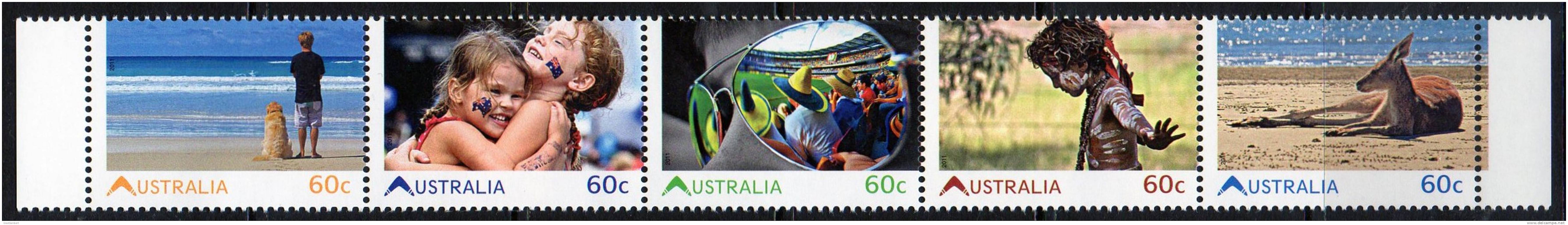 Australia 2011 Living Australia Strip Of 5 MNH - Mint Stamps