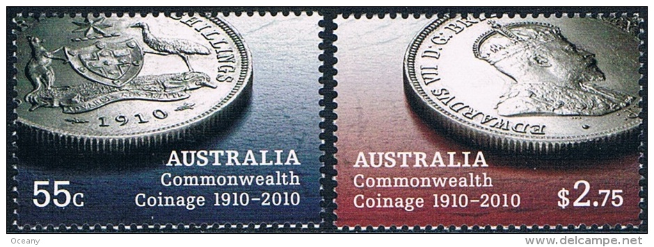 Australie - Centenaire De La Première Monnaie Du Commonwealth D'Australie 3224/3225 ** - Neufs