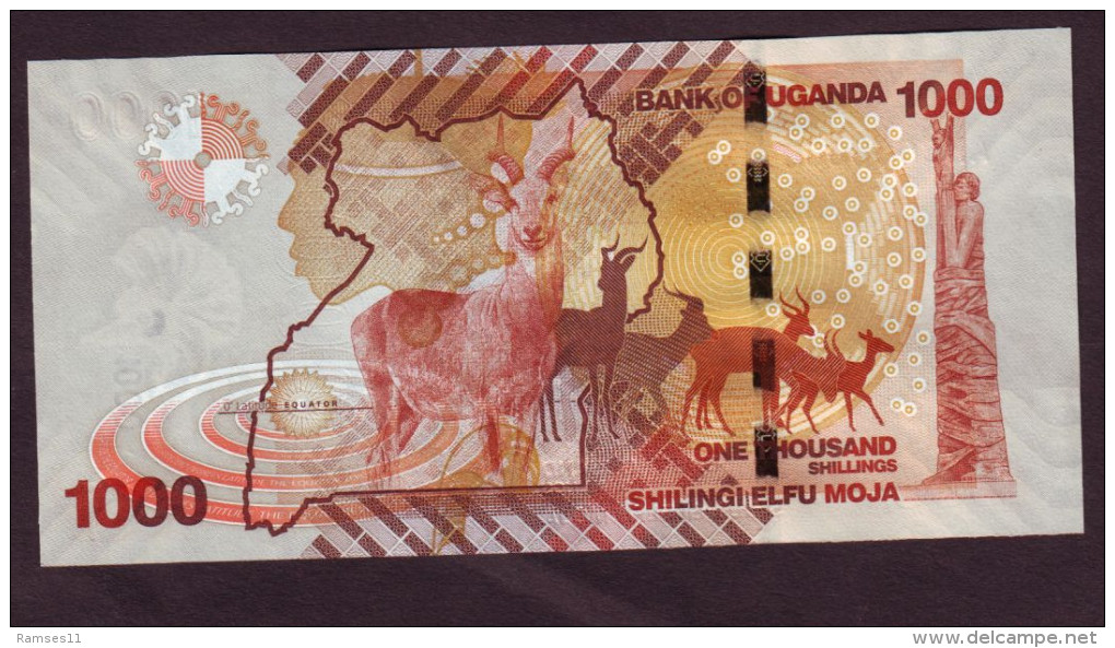 UGANDA - 1000 Shillings - 2010 - Uganda