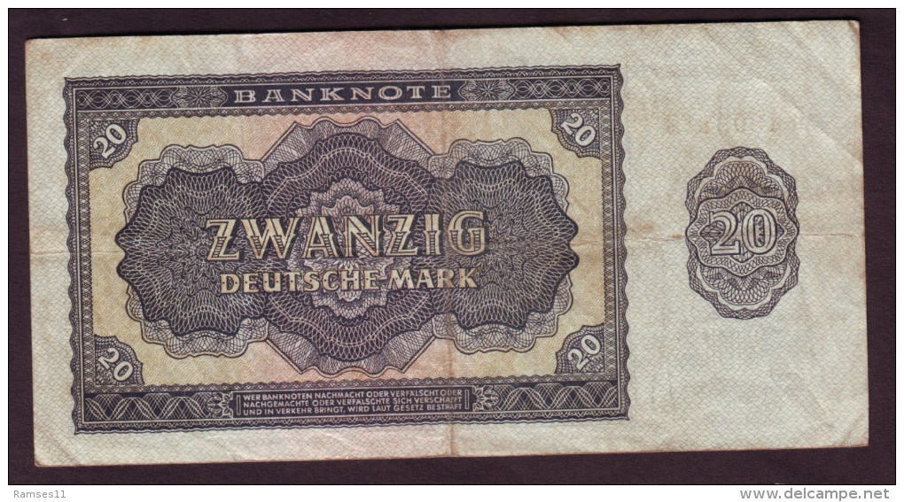 DDR - GDR - 20 Mark - 1955 - 20 Deutsche Mark