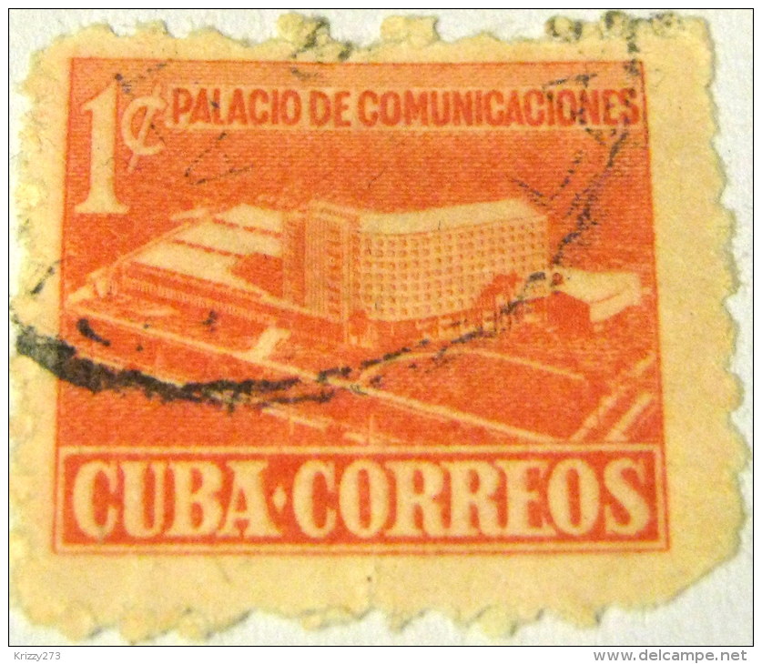 Cuba 1952 Post Office Rebuilding Fund 1c - Used - Usati