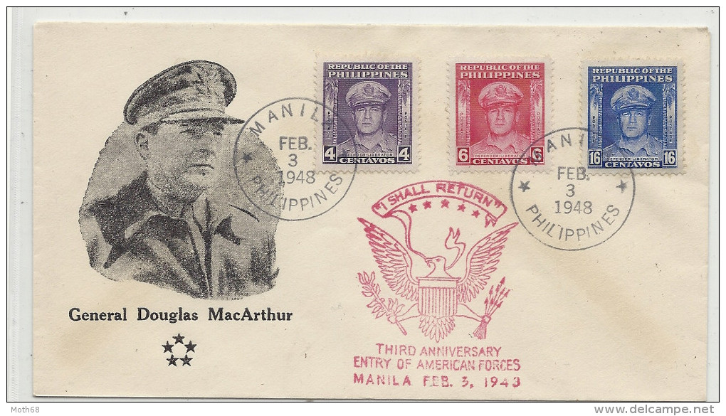 1948 Genaral Douglas Mac Arthur - Philippines