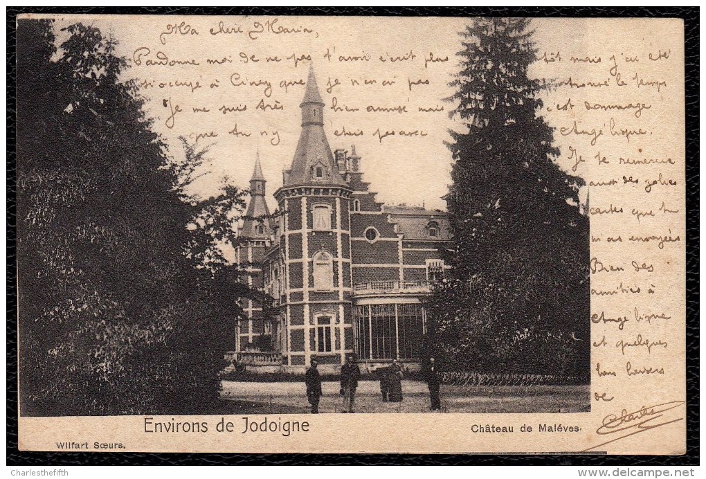 JODOIGNE - GELDENAKEN - ENVIRONS - ANIMATION - Expédiée 1902 - Jodoigne