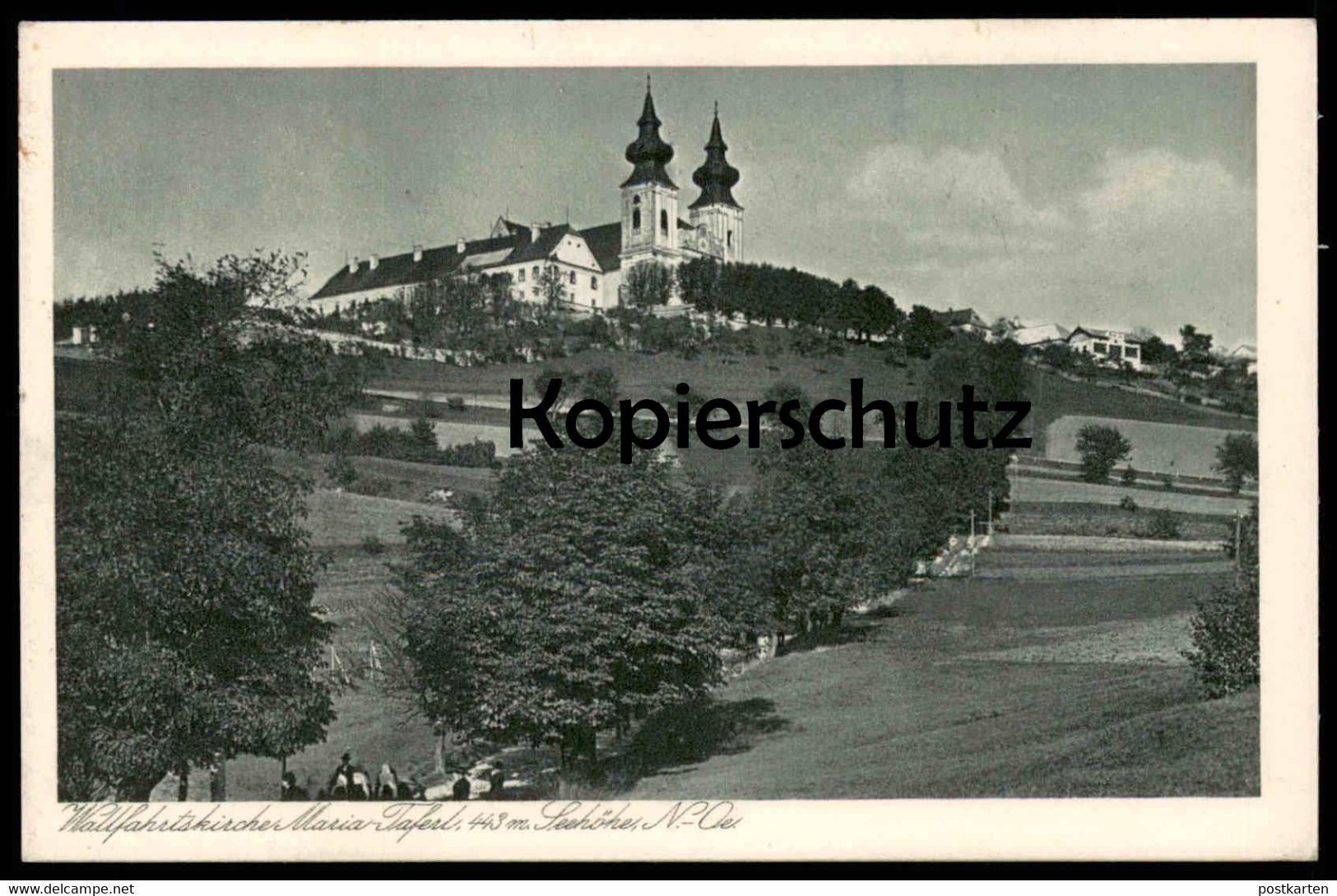 ALTE POSTKARTE WALLFAHRTSKIRCHE MARIA TAFERL NIEDER-ÖSTERREICH Kirche Church Austria Autriche Ansichtskarte Cpa Postcard - Maria Taferl