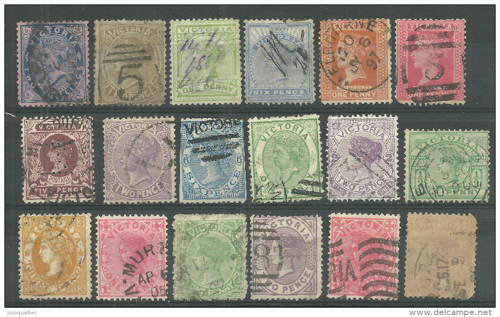 Divers Victoria Oblitérers, USED - Used Stamps