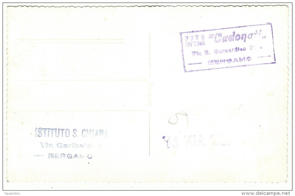 1958  " Istituto S Chiara - Bergamo " - Bergamo