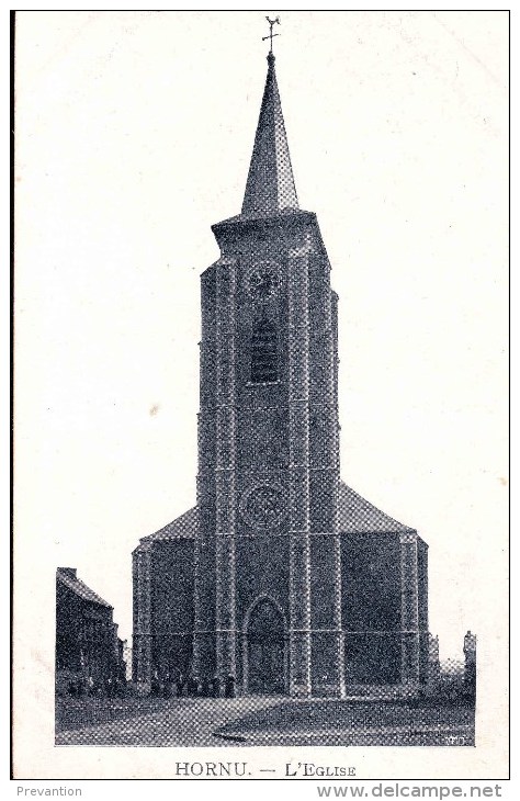 HORNU - L'Eglise - Carte Animée - Boussu