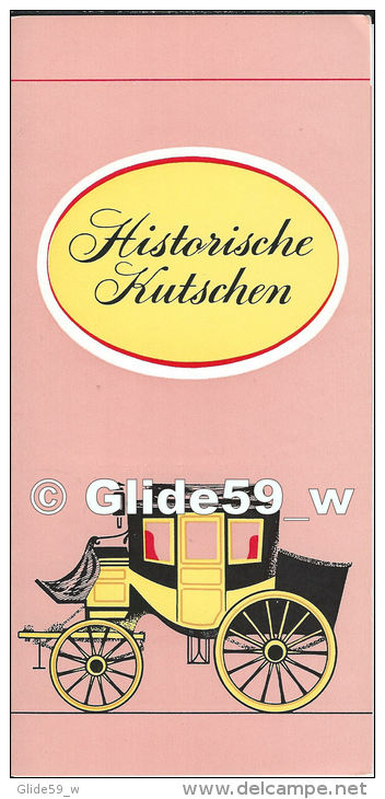 Historische Kutschen - D. D. R. - Verlag Zeit Im Bilt - 1st Day – FDC (sheets)