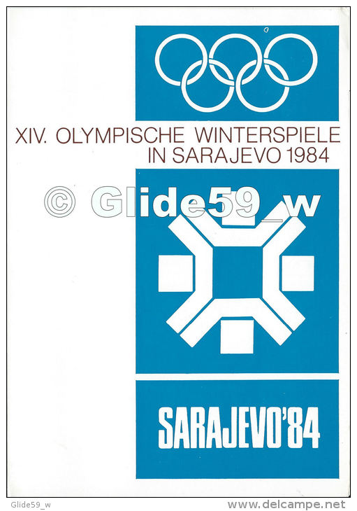 XIV. Olympische Winterspiele In SARAJEVO 1984 - D. D. R. - Verlag Zeit Im Bilt - 1. Tag - FDC (Ersttagblätter)