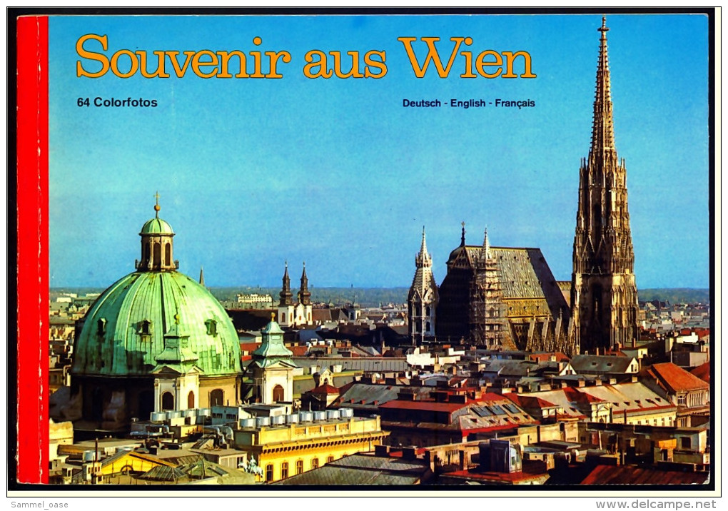 Broschüre / Heft : Souvenir Aus Wien  -  64 Colorfotos  -  Von Ca. 1980 - Vienna & Salzbourg