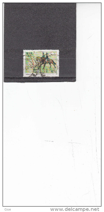 SUD AFRICA  1993 - Yvert  825° -animali -  Cavalli - Used Stamps