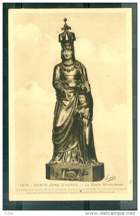 N°1515 - Sainte Anne D'Auray - La Statue Miraculeuse  - Eaw49 - Santos