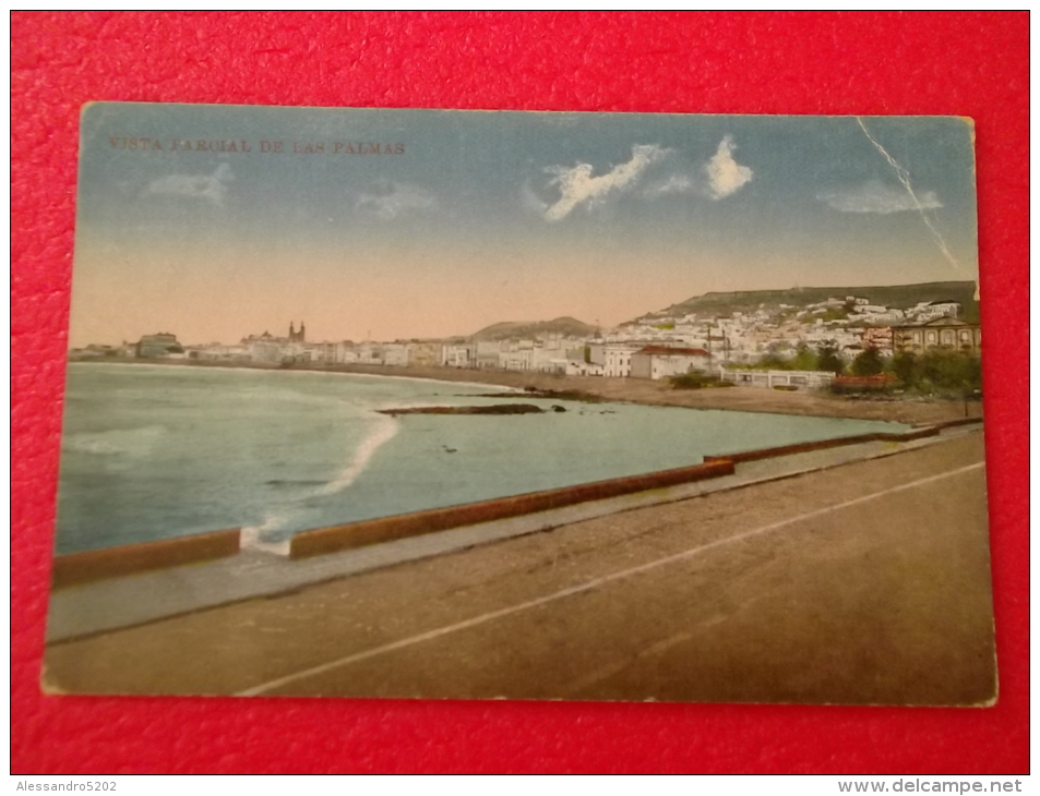 Canaries Las Palmas Vista Parcial 1923 Small Size Spedita Da Hyde - La Palma