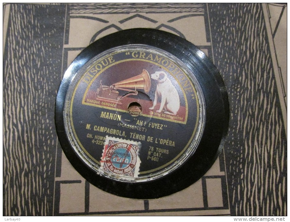 78 Tours Manon M Campagnola - 78 Rpm - Schellackplatten