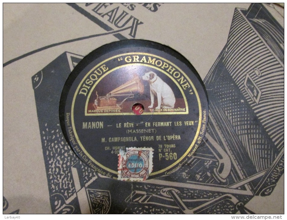 78 Tours Manon M Campagnola - 78 Rpm - Schellackplatten