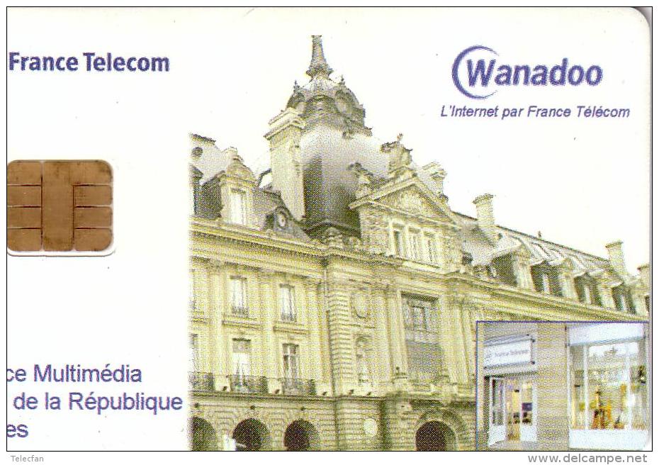 CARTE WEB INTERNET CFT1 FRANCE TELECOM WANADOO ANCIENNE - Internes