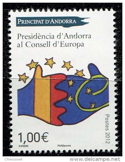 Andorre**   N° 731 -  Présidence Du Conseil De L' Europe - Neufs