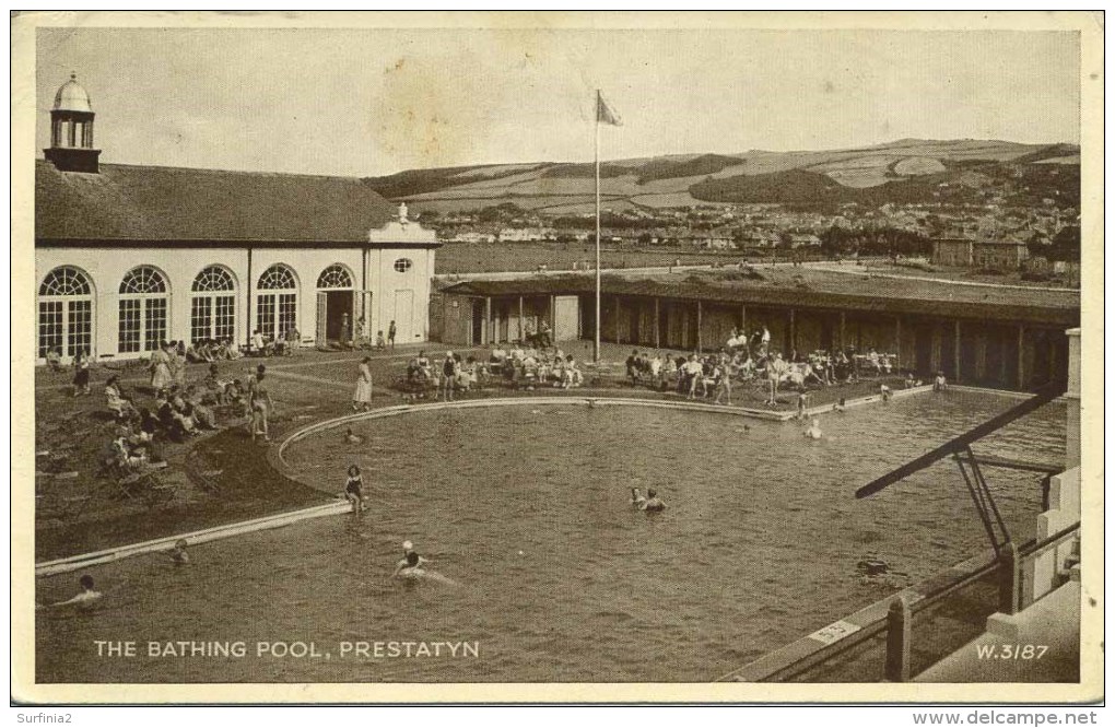 CLWYD - PRESTATYN - BATHING POOL #2 Clw146 - Flintshire