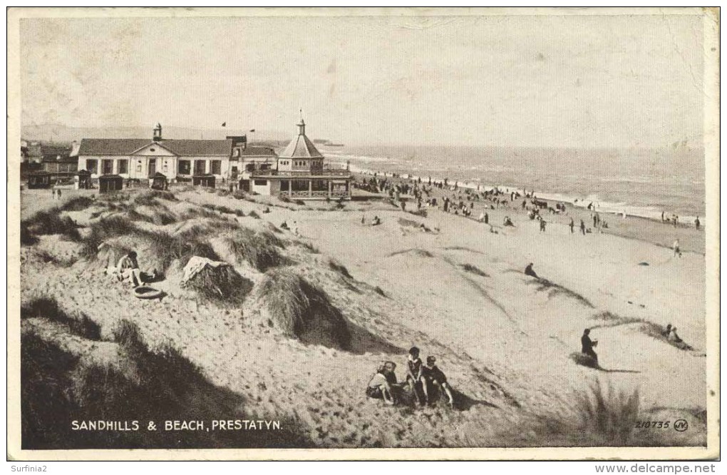 CLWYD - PRESTATYN - SANDHILLS AND BEACH 1937 Clw147 - Flintshire